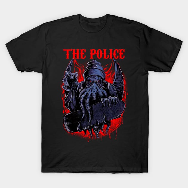 THE POLICE BAND DESIGN T-Shirt by Rons Frogss
